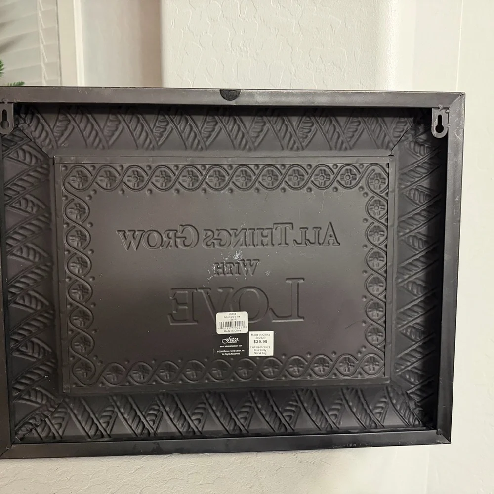 Decorative Bronze Frame with Inspirational Quote - Picture 2 of 5